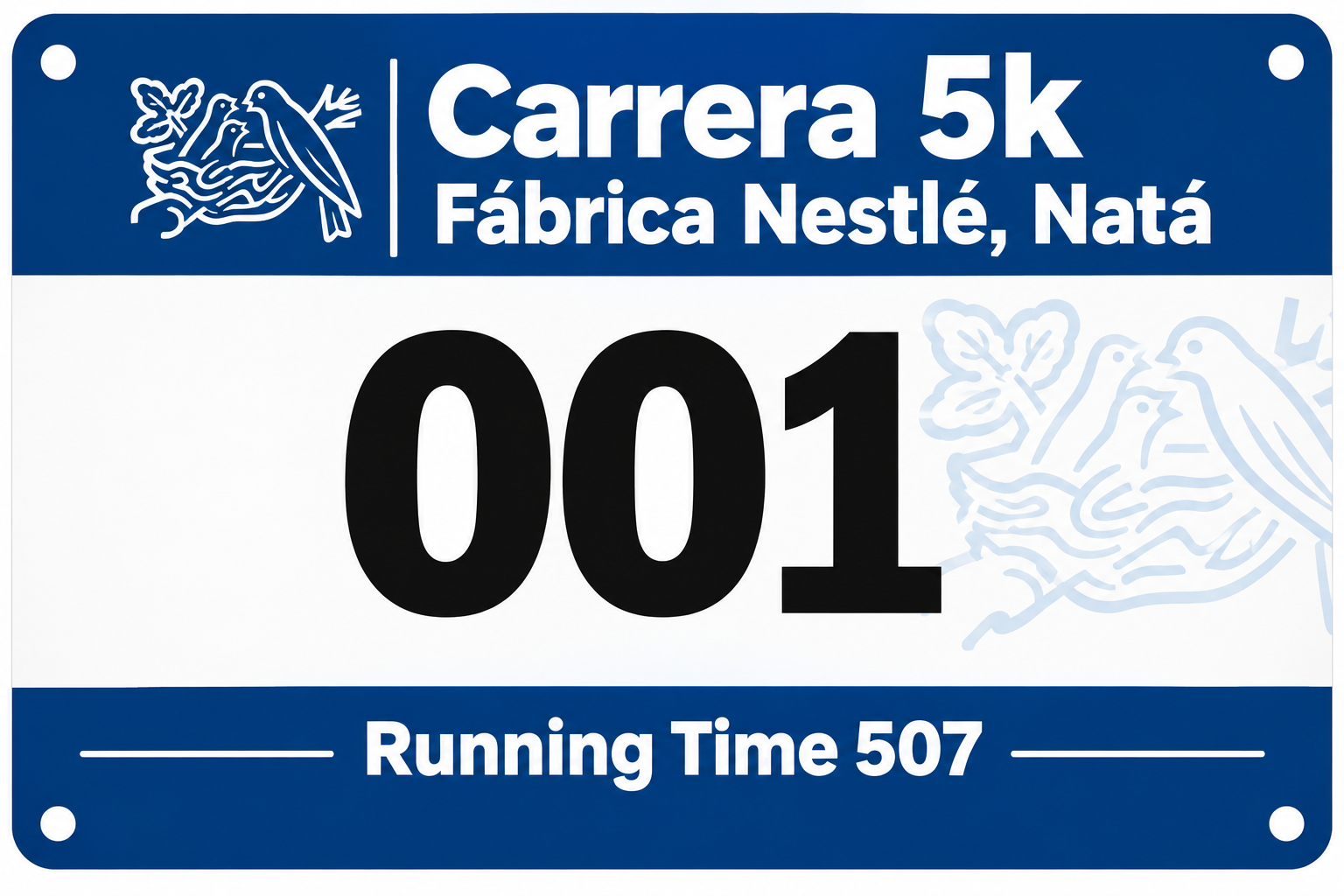 Carrera 5k Fábrica Nestlé, Natá 